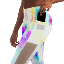 Load image into Gallery viewer, Cotton Candy Mesh Pocket Leggings
