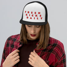 Load image into Gallery viewer, Fresh Kicks Daily Trucker Hat
