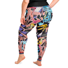 Load image into Gallery viewer, Graffiti Plus Size Leggings
