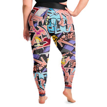 Load image into Gallery viewer, Graffiti Plus Size Leggings
