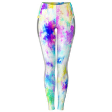 Load image into Gallery viewer, Cotton Candy Mesh Pocket Leggings
