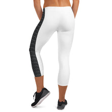 Load image into Gallery viewer, Laced Stripe Capri Leggings
