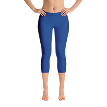 Load image into Gallery viewer, Laced Stripe Capri Leggings
