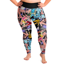 Load image into Gallery viewer, Graffiti Plus Size Leggings
