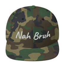 Load image into Gallery viewer, Nah Bruh Snapback Hat
