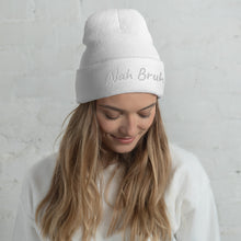 Load image into Gallery viewer, Nah Bruh Cuffed Beanie
