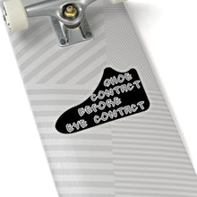 Load image into Gallery viewer, Shoe Contact Before Eye Contact Stickers
