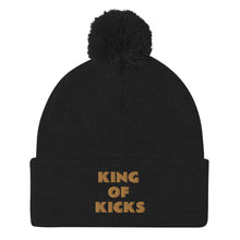 Load image into Gallery viewer, King of Kicks Pom-Pom Beanie
