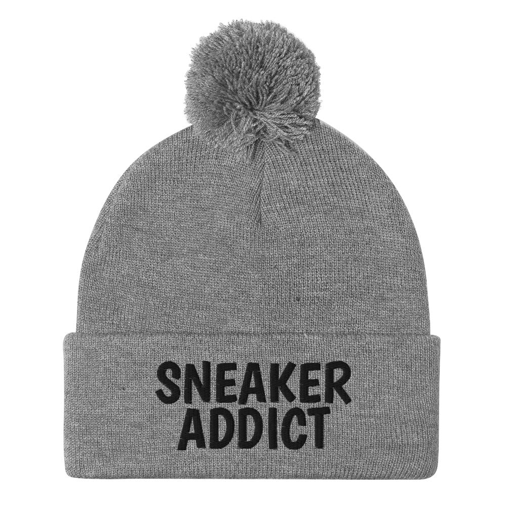 Sneaker Addict Pom-Pom Beanie