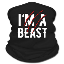 Load image into Gallery viewer, I&#39;m A Beast Gaitor Face Mask - black
