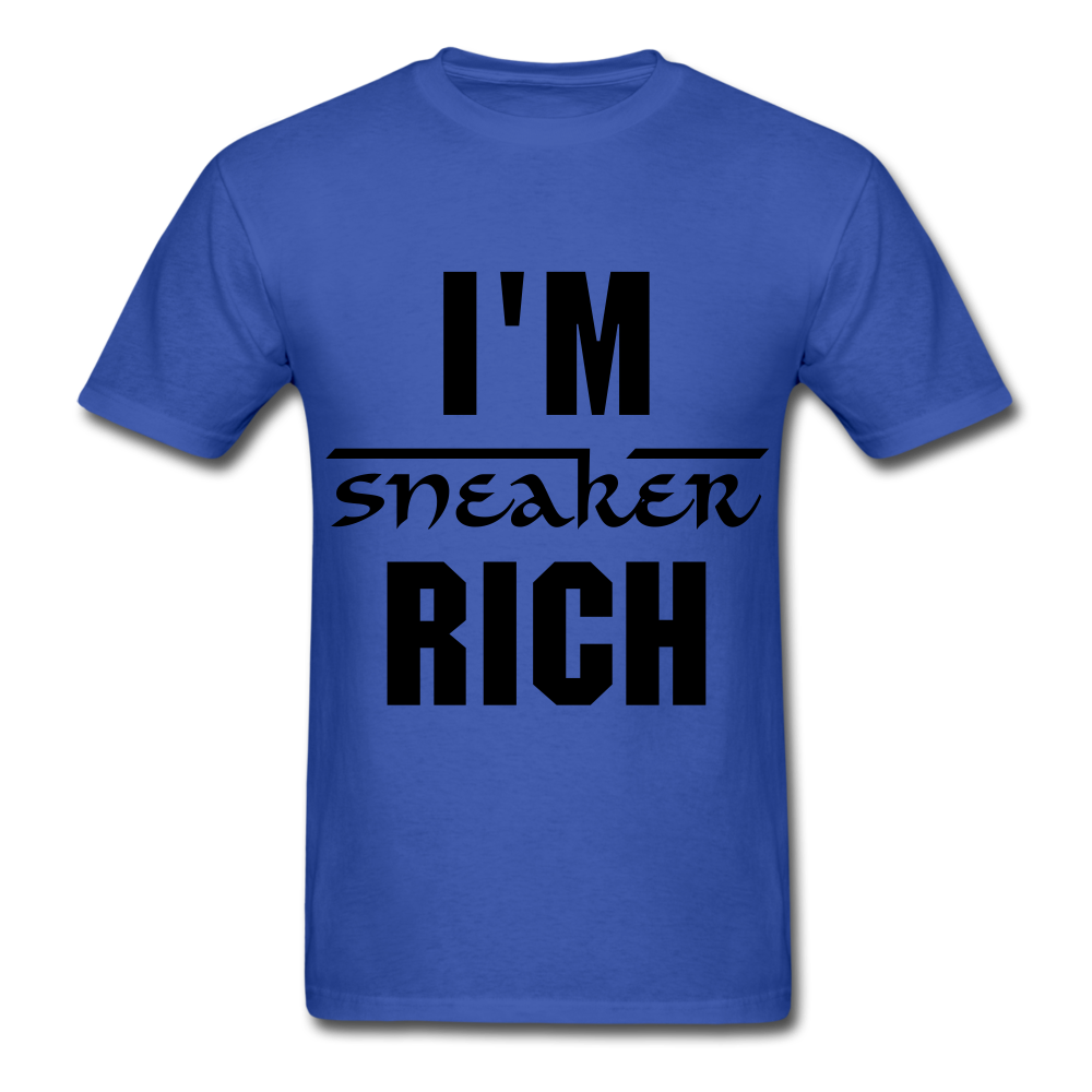 I'M SNEAKER RICH T-SHIT FOTL NEW - royal blue