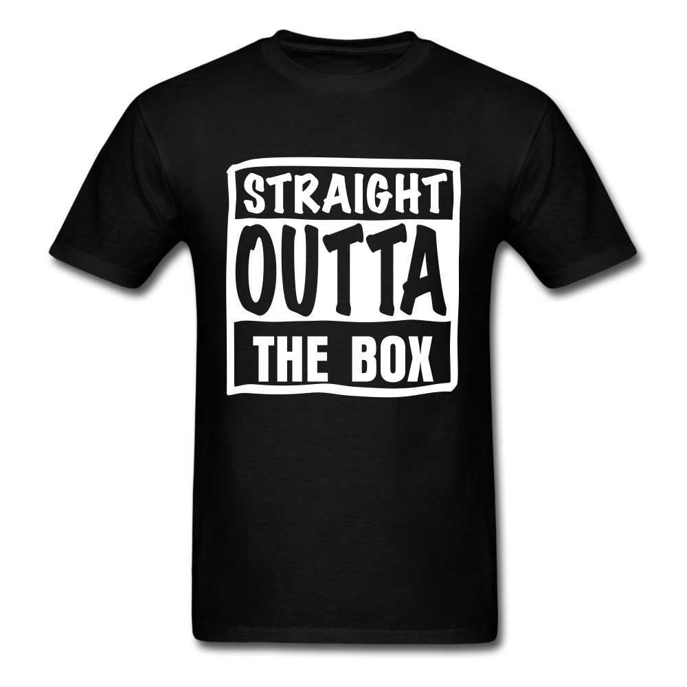 Straight Outta The Box Flex Print T-Shirts